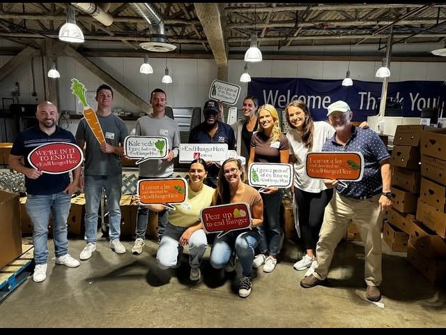SM CRE Services team members volunteering and together at company events